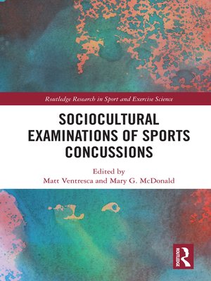 cover image of Sociocultural Examinations of Sports Concussions